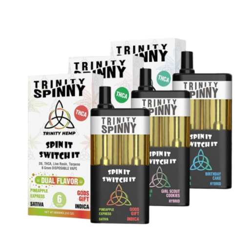 Trinity Spinny THCa Disposable 6g | Dual Flavor THC Vape