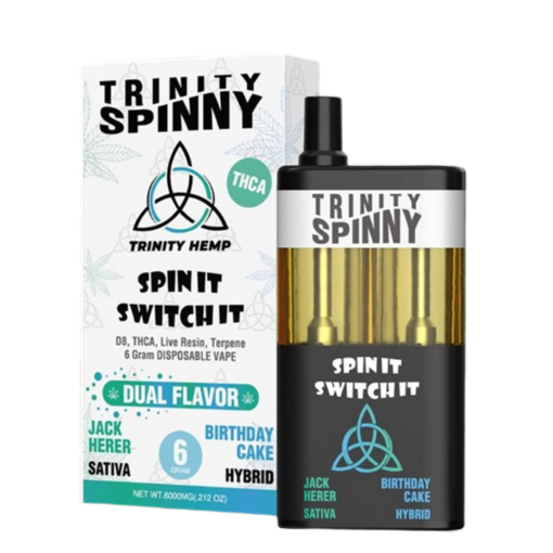 Trinity Spinny Vape – Trinity Hemp THCa Disposable 6g