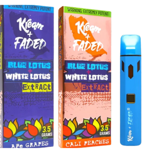 Blue Lotus vape + Kream + White Lotus Extract Disposable 3.5g