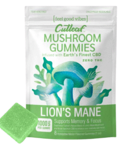 Cutleaf Lion’s Mane Mushroom Gummies Zero THC