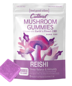 Cutleaf Reishi Mushroom Gummies Zero THC | Cutleaf Mushroom Gummies For Sale