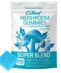 Cutleaf Super Blend Mushroom Gummies Zero THC