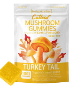 Cutleaf Turkey Tail Mushroom Gummies Zero THC | Cutleaf Mushroom Gummies