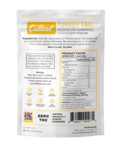 Cutleaf Turkey Tail Mushroom Gummies Zero THC