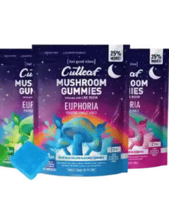 Cutleaf Euphoria Mushroom Gummies Sunset 1000mg | Nighttime Mushroom Gummies for sale